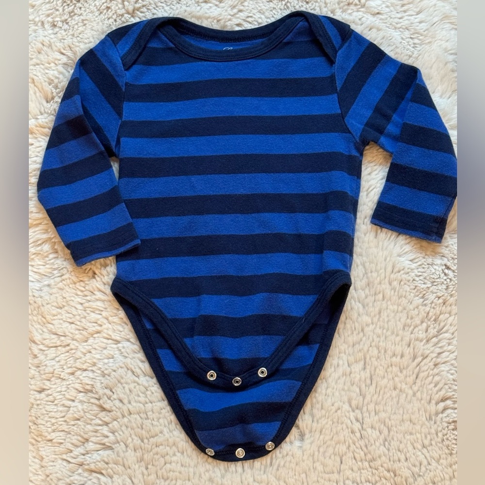 Leveret Baby Favorite Striped Long Sleeve Onesie 18-24 months